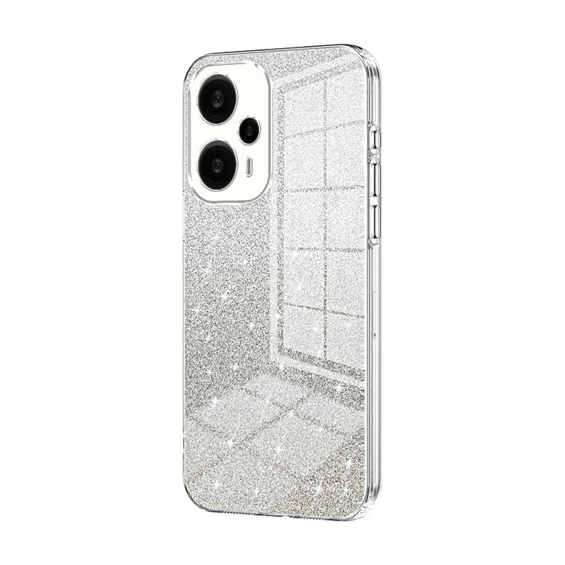 Xiaomi Redmi Note 12 Turbo/Poco F5 Luxurious Electroplated Gradient Glitter Powder Case - Enhanced Lens Protection