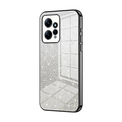 Xiaomi Redmi Note 12 4G Luxurious Electroplated Gradient Glitter Powder Case - Enhanced Lens Protection