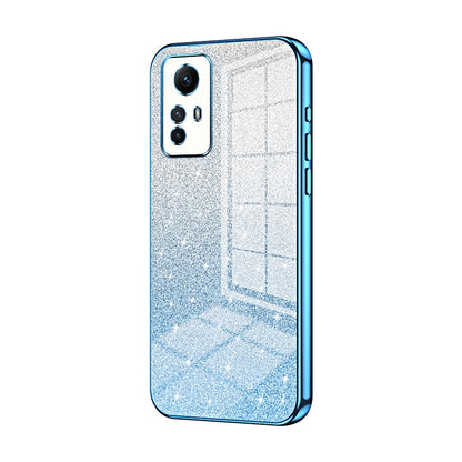 Xiaomi Redmi Note 12S Luxurious Electroplated Gradient Glitter Powder Case - Enhanced Lens Protection