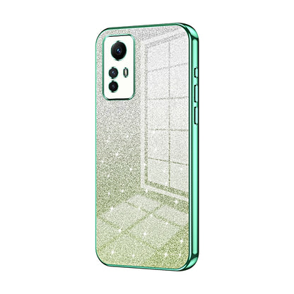 Xiaomi Redmi Note 12S Luxurious Electroplated Gradient Glitter Powder Case - Enhanced Lens Protection