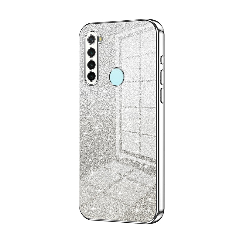 Xiaomi Redmi Note 8 Luxurious Electroplated Gradient Glitter Powder Case - Enhanced Lens Protection