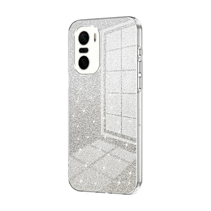 Xiaomi Redmi K40 Pro+ Luxurious Electroplated Gradient Glitter Powder Case - Enhanced Lens Protection