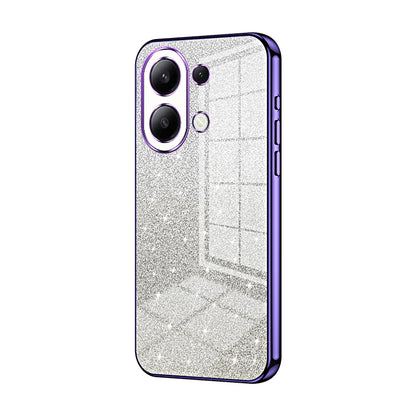 Xiaomi Redmi Note 13 4G Luxurious Electroplated Gradient Glitter Powder Case - Enhanced Lens Protection