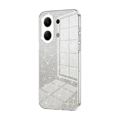 Xiaomi Redmi Note 13 4G Luxurious Electroplated Gradient Glitter Powder Case - Enhanced Lens Protection