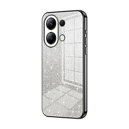 Xiaomi Redmi Note 13 4G Luxurious Electroplated Gradient Glitter Powder Case - Enhanced Lens Protection