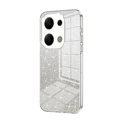 Xiaomi Redmi Note 13 Pro 4G Luxurious Electroplated Gradient Glitter Powder Case - Enhanced Lens Protection