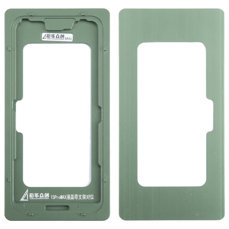iPhone 15 Pro Max LCD Screen with Frame Bezel Calibration Mold - Durable, Portable Repair Tool