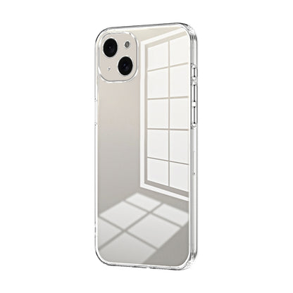 iPhone 15 Plus Phone Case with Transparent Plating and Fine Hole Design: Crystal Clear & Scratch-Resistant