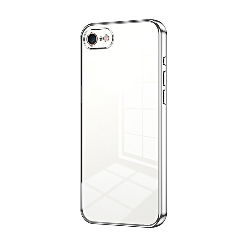 iPhone 7 Phone Case with Transparent Plating and Fine Hole Design: Crystal Clear & Scratch-Resistant