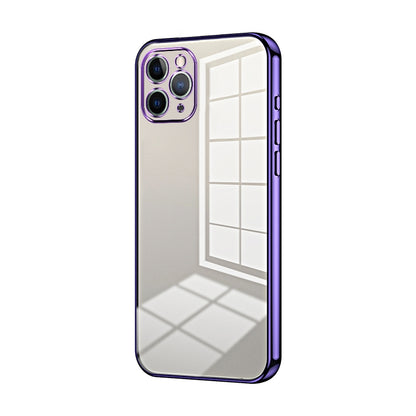 iPhone 11 Pro Phone Case with Transparent Plating and Fine Hole Design: Crystal Clear & Scratch-Resistant