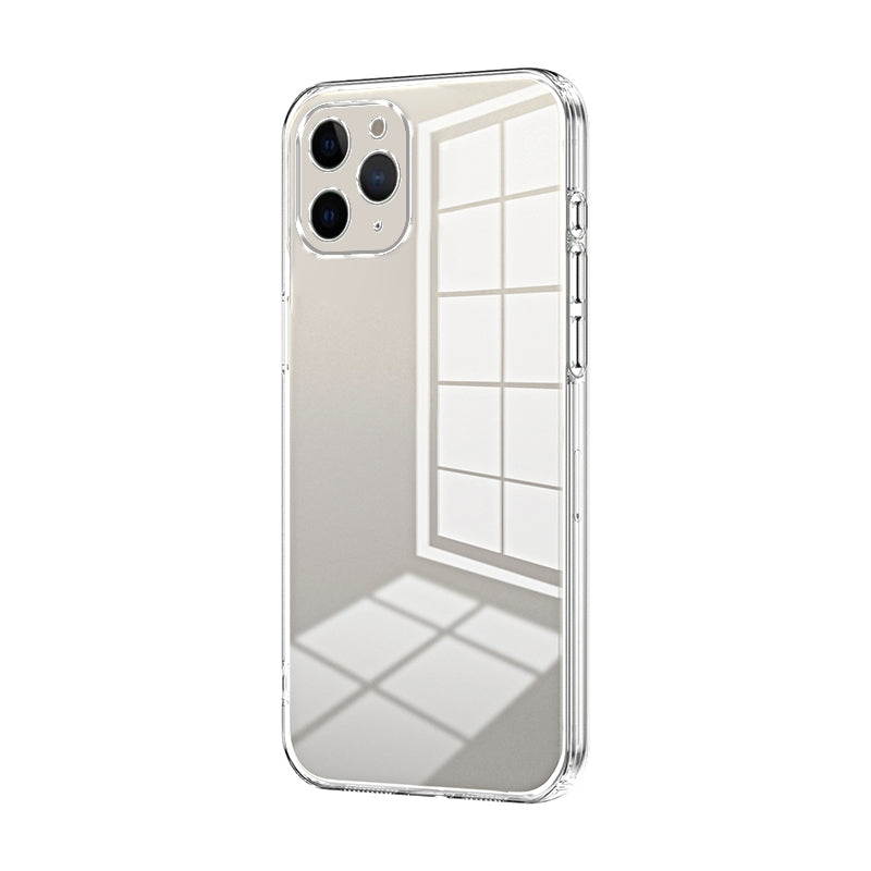 iPhone 11 Pro Phone Case with Transparent Plating and Fine Hole Design: Crystal Clear & Scratch-Resistant