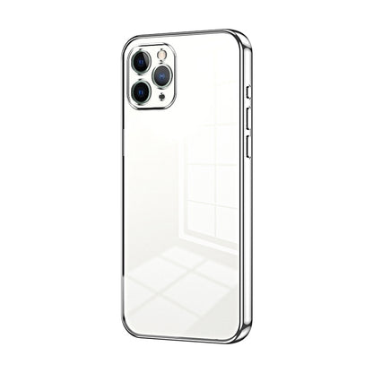 iPhone 11 Pro Phone Case with Transparent Plating and Fine Hole Design: Crystal Clear & Scratch-Resistant