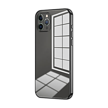 iPhone 11 Pro Phone Case with Transparent Plating and Fine Hole Design: Crystal Clear & Scratch-Resistant