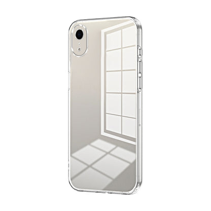 iPhone XR Phone Case with Transparent Plating and Fine Hole Design: Crystal Clear & Scratch-Resistant