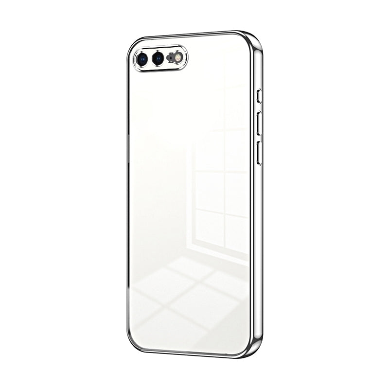 iPhone 7 Plus Phone Case with Transparent Plating and Fine Hole Design: Crystal Clear & Scratch-Resistant