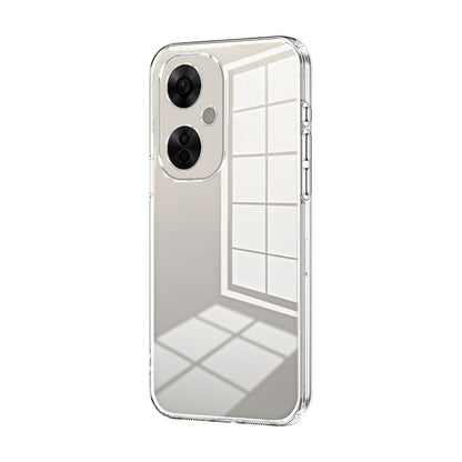 OnePlus Nord CE 3 Lite Phone Case with Transparent Plating and Fine Hole Design: Crystal Clear & Scratch-Resistant