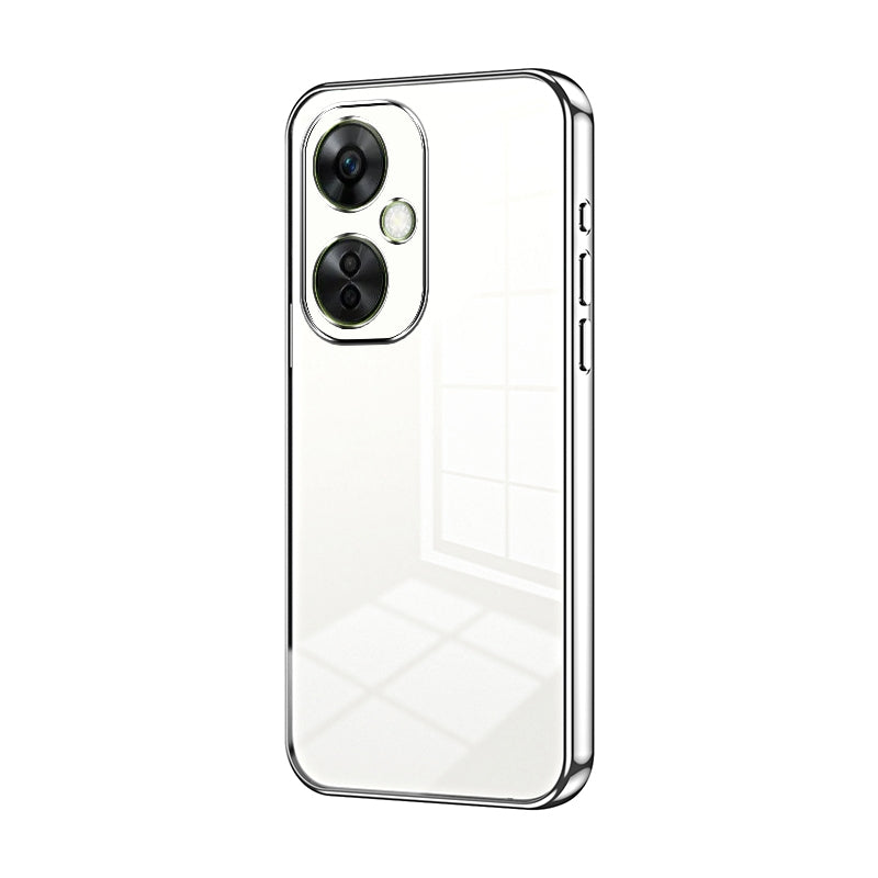 OnePlus Nord CE 3 Lite Phone Case with Transparent Plating and Fine Hole Design: Crystal Clear & Scratch-Resistant