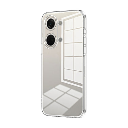 OnePlus Ace 2V Phone Case with Transparent Plating and Fine Hole Design: Crystal Clear & Scratch-Resistant