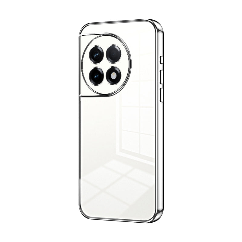 OnePlus 11R Phone Case with Transparent Plating and Fine Hole Design: Crystal Clear & Scratch-Resistant