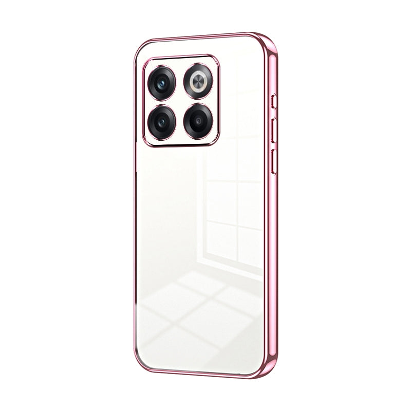 OnePlus Ace Pro Phone Case with Transparent Plating and Fine Hole Design: Crystal Clear & Scratch-Resistant