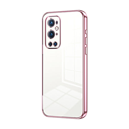 OnePlus 9 Pro Phone Case with Transparent Plating and Fine Hole Design: Crystal Clear & Scratch-Resistant