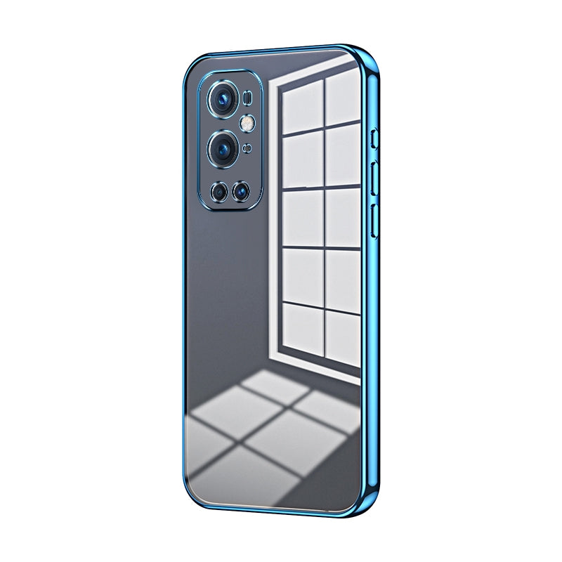 OnePlus 9 Pro Phone Case with Transparent Plating and Fine Hole Design: Crystal Clear & Scratch-Resistant