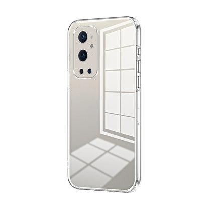 OnePlus 9 Pro Phone Case with Transparent Plating and Fine Hole Design: Crystal Clear & Scratch-Resistant