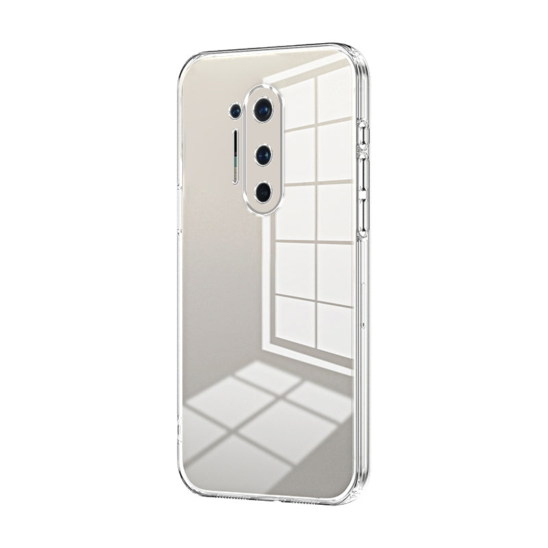 OnePlus 8 Pro Phone Case with Transparent Plating and Fine Hole Design: Crystal Clear & Scratch-Resistant