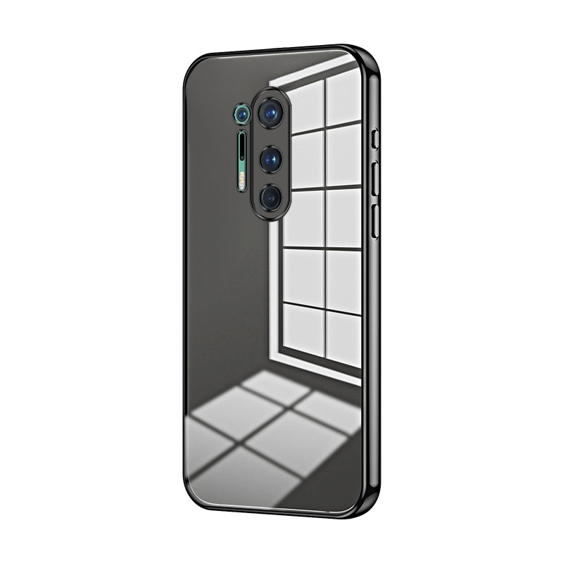 OnePlus 8 Pro Phone Case with Transparent Plating and Fine Hole Design: Crystal Clear & Scratch-Resistant