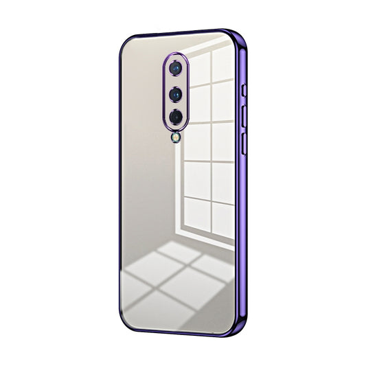 OnePlus 8 Phone Case with Transparent Plating and Fine Hole Design: Crystal Clear & Scratch-Resistant