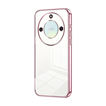 Honor X40 5G Phone Case with Transparent Plating and Fine Hole Design: Crystal Clear & Scratch-Resistant