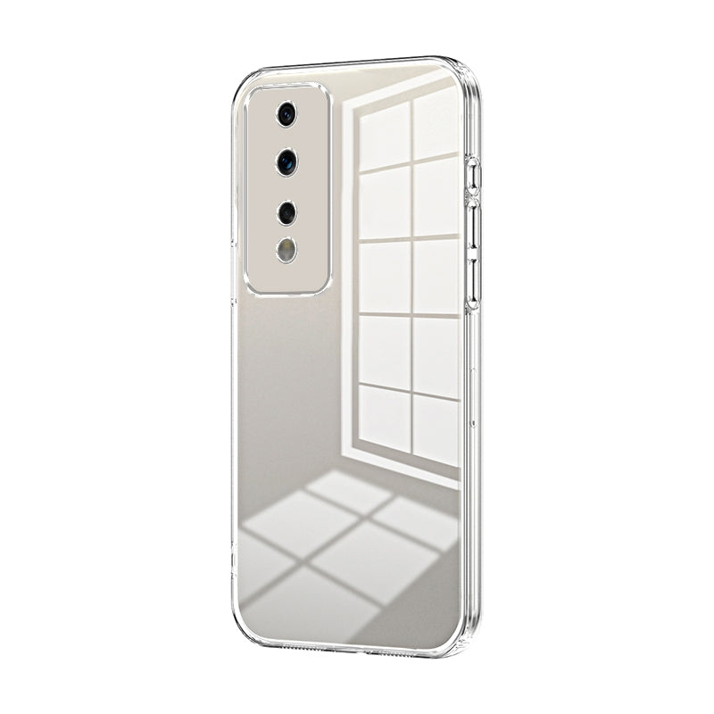 Honor 80 GT Phone Case with Transparent Plating and Fine Hole Design: Crystal Clear & Scratch-Resistant