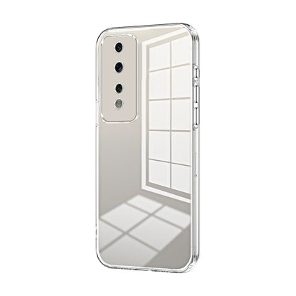 Honor 80 GT Phone Case with Transparent Plating and Fine Hole Design: Crystal Clear & Scratch-Resistant