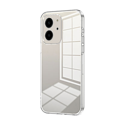 Honor 80 SE Phone Case with Transparent Plating and Fine Hole Design: Crystal Clear & Scratch-Resistant