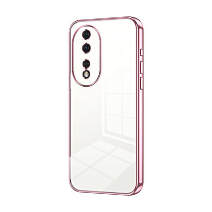 Honor 80 Phone Case with Transparent Plating and Fine Hole Design: Crystal Clear & Scratch-Resistant