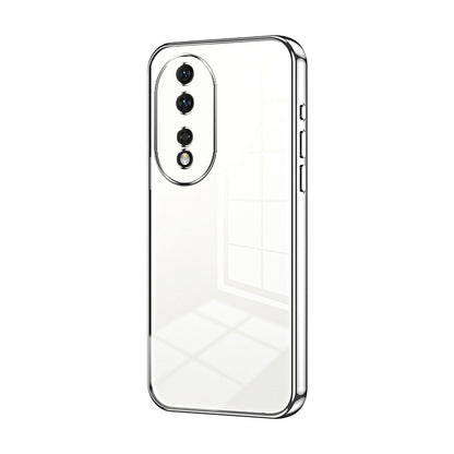 Honor 80 Phone Case with Transparent Plating and Fine Hole Design: Crystal Clear & Scratch-Resistant