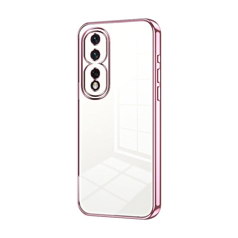 Honor 80 Pro Phone Case with Transparent Plating and Fine Hole Design: Crystal Clear & Scratch-Resistant