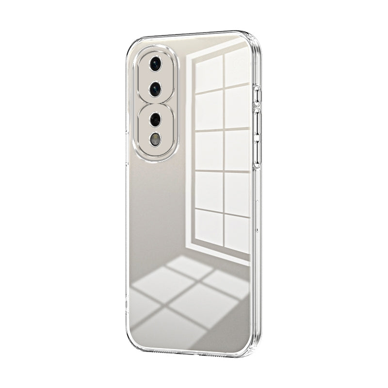 Honor 80 Pro Phone Case with Transparent Plating and Fine Hole Design: Crystal Clear & Scratch-Resistant