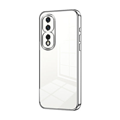 Honor 80 Pro Phone Case with Transparent Plating and Fine Hole Design: Crystal Clear & Scratch-Resistant