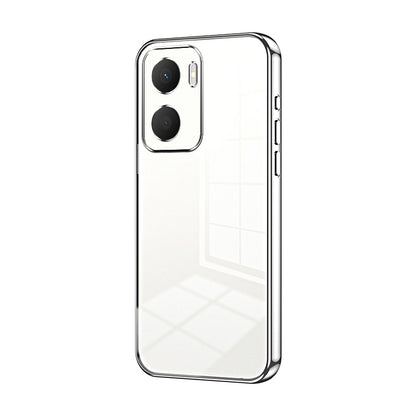 Honor Play 40 Plus Phone Case with Transparent Plating and Fine Hole Design: Crystal Clear & Scratch-Resistant