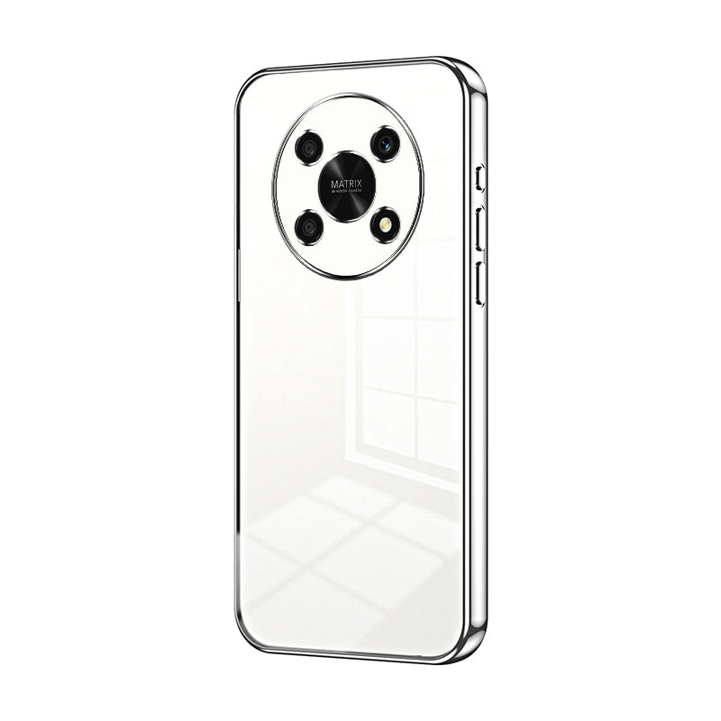 Honor X30 Phone Case with Transparent Plating and Fine Hole Design: Crystal Clear & Scratch-Resistant