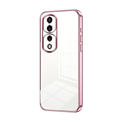 Honor 70 Pro+ Phone Case with Transparent Plating and Fine Hole Design: Crystal Clear & Scratch-Resistant