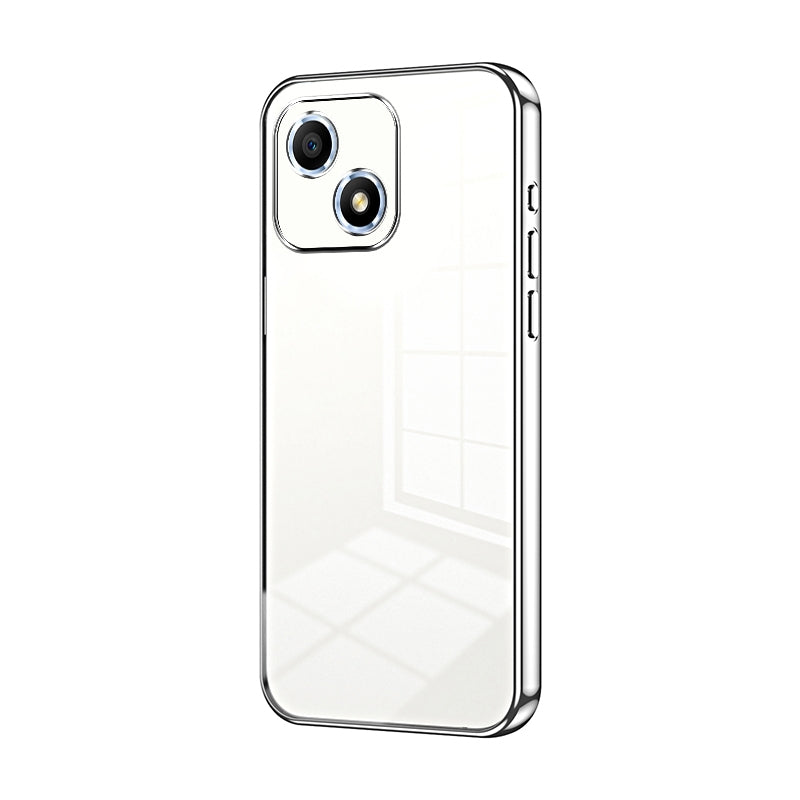 Honor Play 30 Phone Case with Transparent Plating and Fine Hole Design: Crystal Clear & Scratch-Resistant