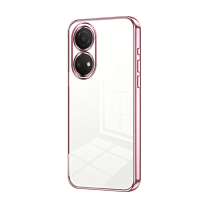 Honor Play 30 Plus Phone Case with Transparent Plating and Fine Hole Design: Crystal Clear & Scratch-Resistant