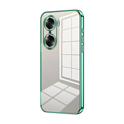 Honor 60 Phone Case with Transparent Plating and Fine Hole Design: Crystal Clear & Scratch-Resistant