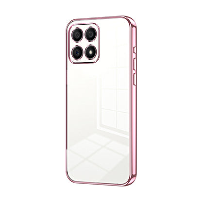 Honor X30i Phone Case with Transparent Plating and Fine Hole Design: Crystal Clear & Scratch-Resistant