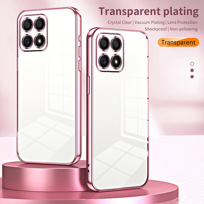 Honor X30i Phone Case with Transparent Plating and Fine Hole Design: Crystal Clear & Scratch-Resistant