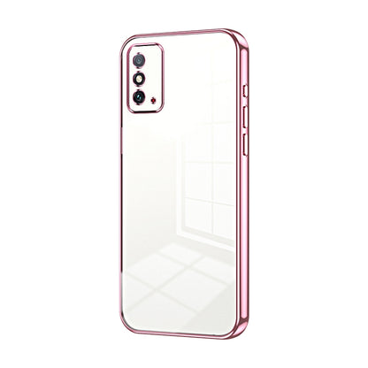 Honor X30 Max Phone Case with Transparent Plating and Fine Hole Design: Crystal Clear & Scratch-Resistant