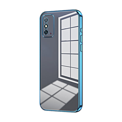 Honor X30 Max Phone Case with Transparent Plating and Fine Hole Design: Crystal Clear & Scratch-Resistant