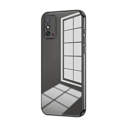 Honor X30 Max Phone Case with Transparent Plating and Fine Hole Design: Crystal Clear & Scratch-Resistant